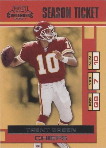 2001 Playoff Contenders Trent Green #42