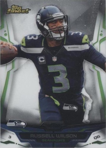 2014 Topps Finest Russell Wilson #25