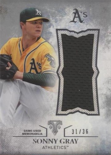 2015 Topps Triple Threads - Sonny Gray #UJR-SG