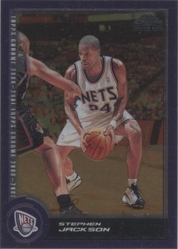 2000-01 Topps Chrome - Stephen Jackson #196
