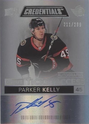 2021-22 Upper Deck Credentials - Parker Kelly #DTAA-PK