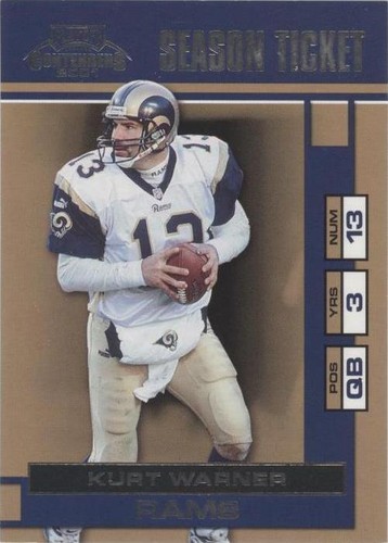 2001 Playoff Contenders Kurt Warner #86
