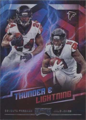 2018 Panini Playoff Devonta Freeman Julio Jones #3