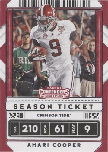2020 Panini Contenders Draft Picks Amari Cooper #6