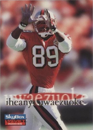 1996 Skybox Impact Rookies Iheanyi Uwaezuoke #63