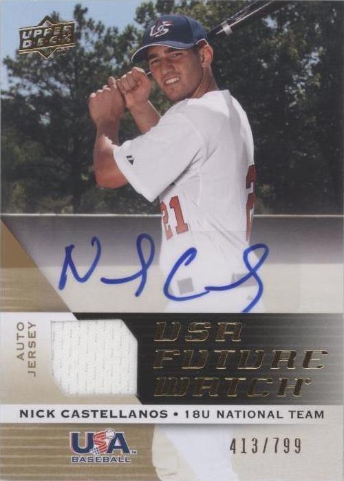 2009 Upper Deck Signature Stars - Nick Castellanos #UFWA-24