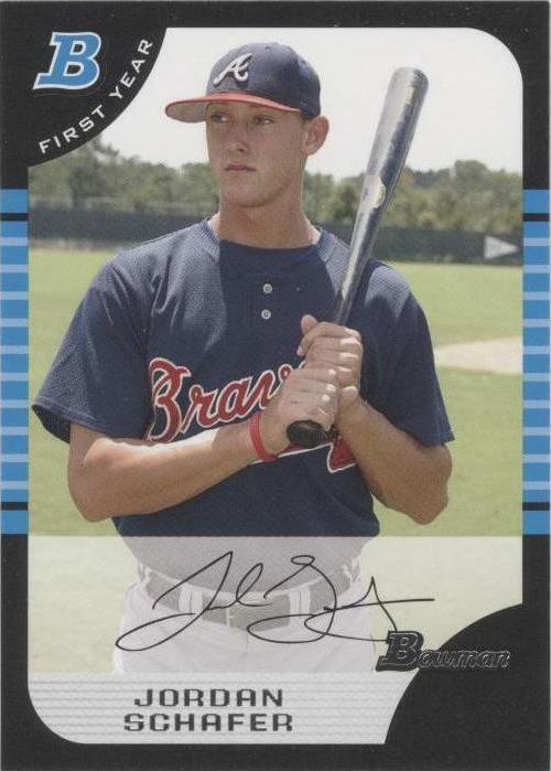 2005 Bowman Draft Picks & Prospects - Jordan Schafer #BDP77