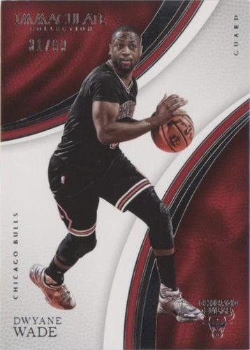2016-17 Panini Immaculate Collection - Dwyane Wade #29