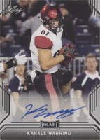 2019 Leaf Draft Kahale Warring #BA-KW2