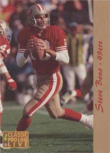 1993 Classic Pro Line Live Steve Bono #248
