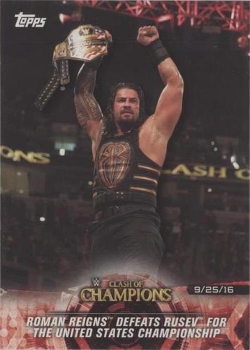2018 Topps WWE Road to Wrestlemania - Roman Reigns Rusev #3