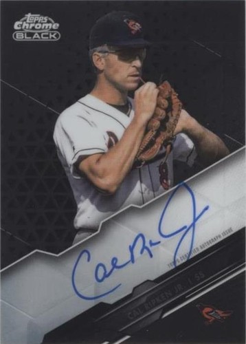 2020 Topps Chrome Black - Cal Ripken #CBA-CR