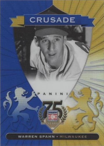 2014 Panini Hall of Fame - Warren Spahn #45