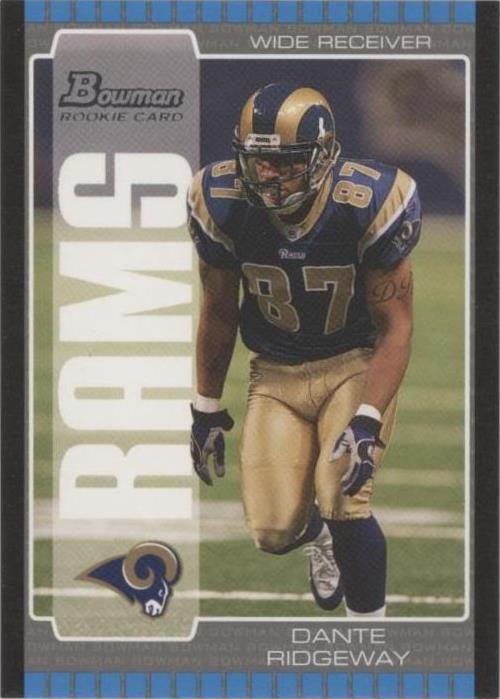 2005 Bowman Dante Ridgeway #202