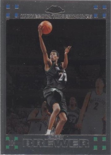 2007-08 Topps Chrome - Corey Brewer #129