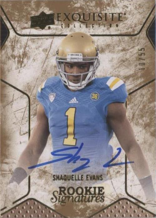 2014 Upper Deck Exquisite Collection Shaquelle Evans #76