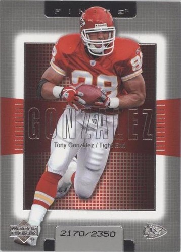 2003 Upper Deck Finite Tony Gonzalez #88