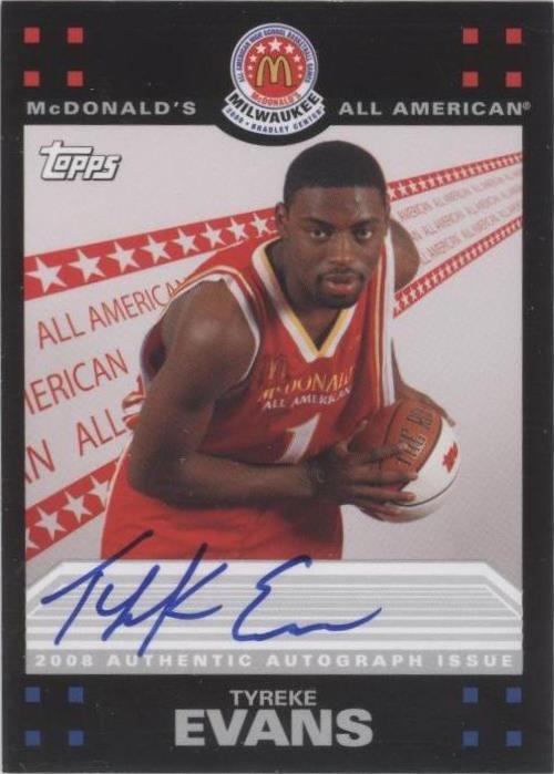 2008 Topps McDonald's All-American Game - Tyreke Evans #TE