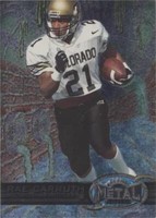 1997 Skybox Metal Universe Rae Carruth #181