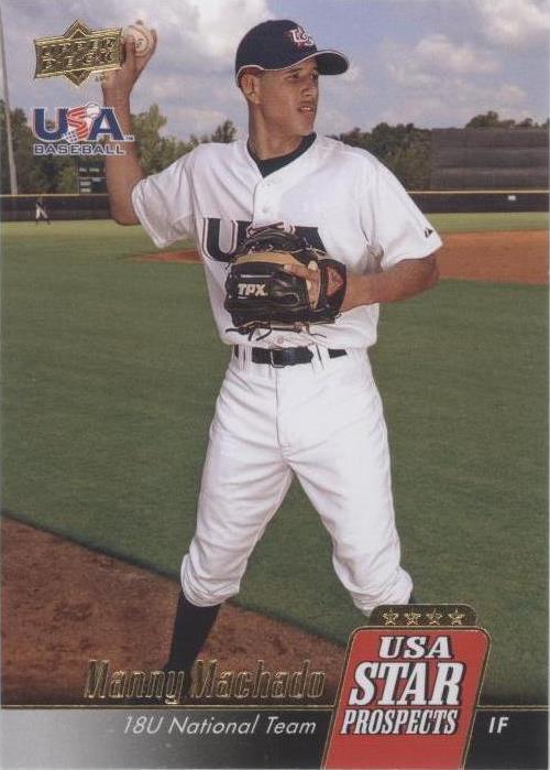 Upper Deck Signature Stars 2009 - Manny Machado #USA-10