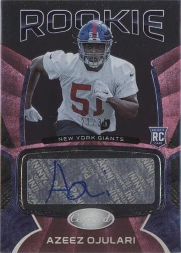 2021 Panini Certified Azeez Ojulari #RS-AO