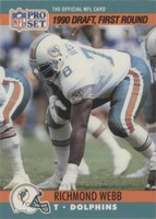 1990 Pro Set Richmond Webb #677