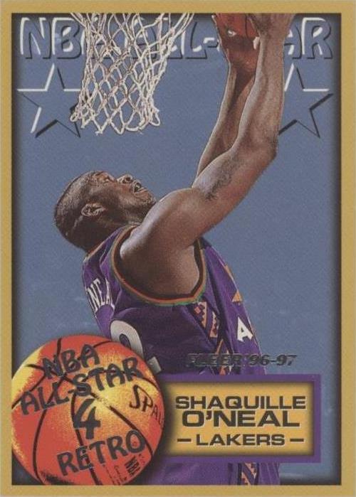 Shaquille O'Neal Basketball 1996-97 Season Sports Trading Cards