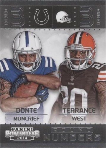2014 Panini Contenders Donte Moncrief Terrance West #7