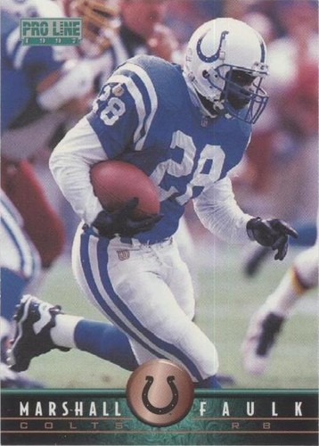 1997 Pro Line Marshall Faulk #117