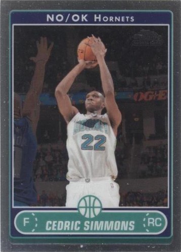 2006-07 Topps Chrome - Cedric Simmons #197