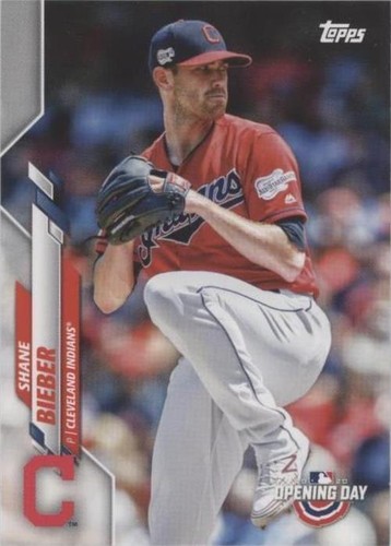 2020 Topps Opening Day - Shane Bieber #136