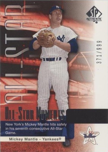 Mickey Mantle 2001 SP 本物ゲーム着用ジャージ UD-MM PSA 10 MICKEY MANTLE 2001 SP AUTHENTIC GAME WORN JERSEY