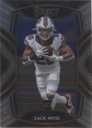 2020 Panini Select Football Zack Moss Rookie Club Level No