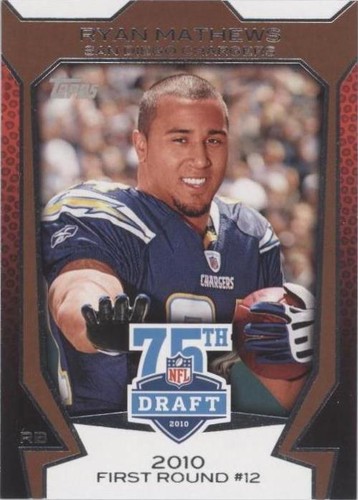2010 Topps Ryan Mathews #75DA-43