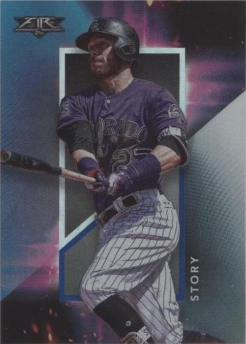 2019 Topps Fire - Trevor Story #EF-16