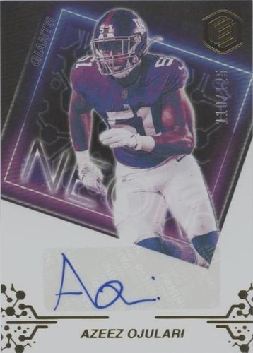 2022 Panini Elements Azeez Ojulari #NS-AO