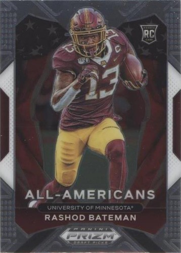 2021 Panini Prizm Draft Picks Rashod Bateman #196