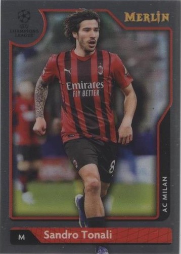 2021-22 Topps Merlin Collection Chrome UCL Sandro Tonali #97