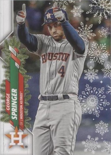 2020 Topps Holiday - George Springer #HW124
