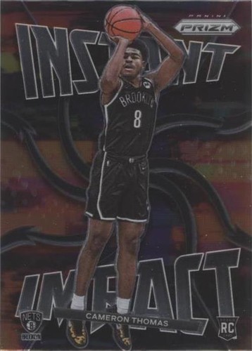 2021-22 Panini Prizm Cameron Thomas Rookie Instant Impact RC 2021-22 Panini Prizm Cameron Thomas Rookie Instant Impact RC