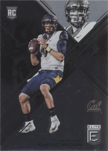 2017 Panini Elite Draft Picks Davis Webb #122