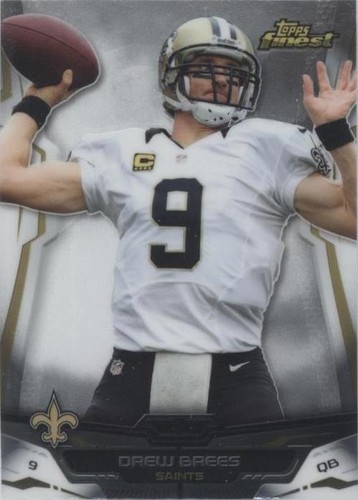 2014 Topps Finest Drew Brees #24