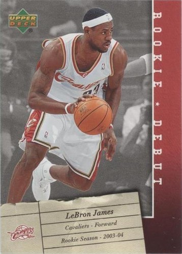 Lebron James 2006 Upper Deck Rookie Debut Game Used Jersey Lebron James 2006 Upper Deck Rookie Debut Game Used Jersey
