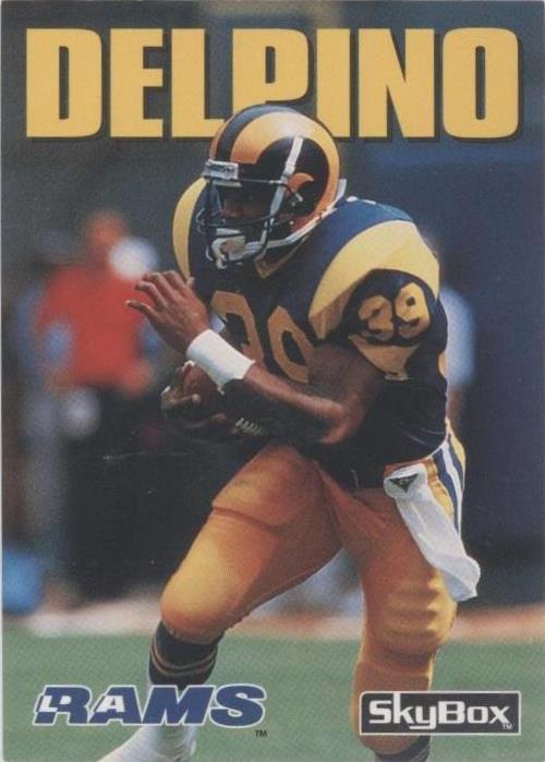1992 Skybox Impact Robert Delpino #144