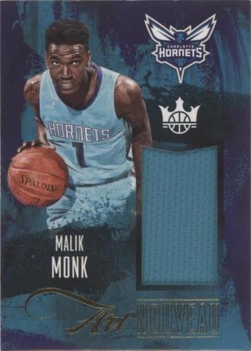 Malik Monk 2024-25 Panini Totally Certified Mirror Maroon