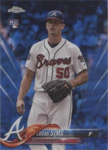 2018 Topps Chrome Sapphire Edition - Lucas Sims #278