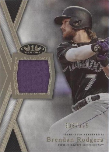 2020 Topps Tier One - Brendan Rodgers #T1R-BR