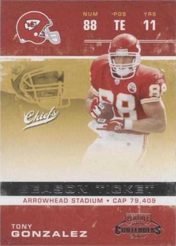 2007 Playoff Contenders Tony Gonzalez #52