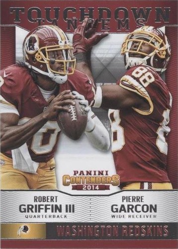2014 Panini Contenders Pierre Garcon Robert Griffin III #9