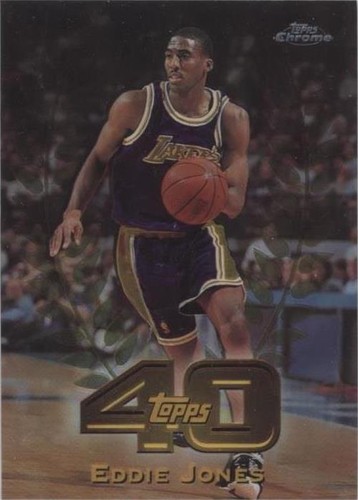 1997-98 Topps Chrome - Eddie Jones #T40-12